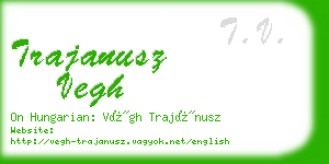 trajanusz vegh business card